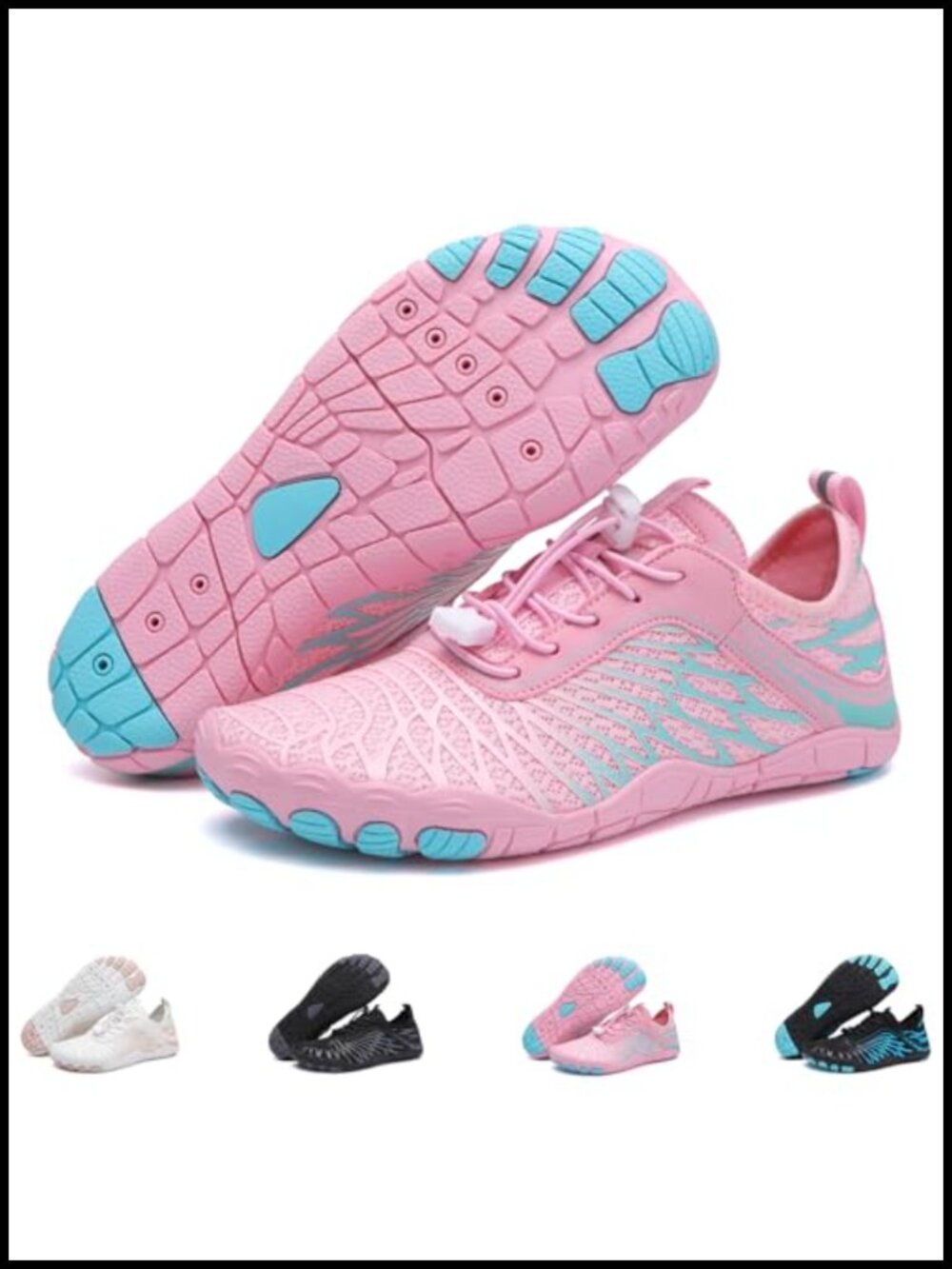Barefoot Hiking Shoes with Wide Toe Box, Non-Slip, Breathable Mesh
